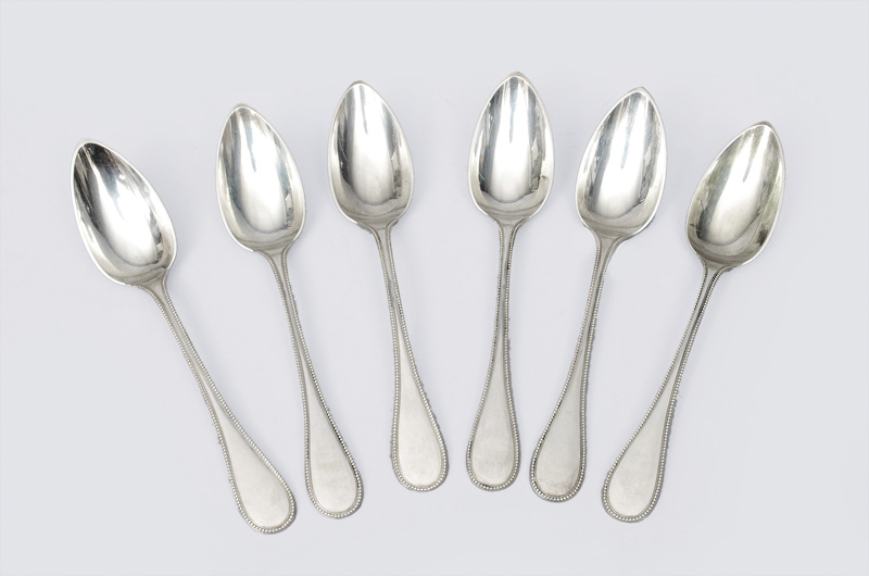 Set of 6 coffee spoons