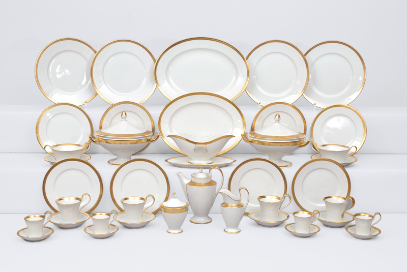 An elegant service "Empire" with pattern "Melos" for 8-10 persons