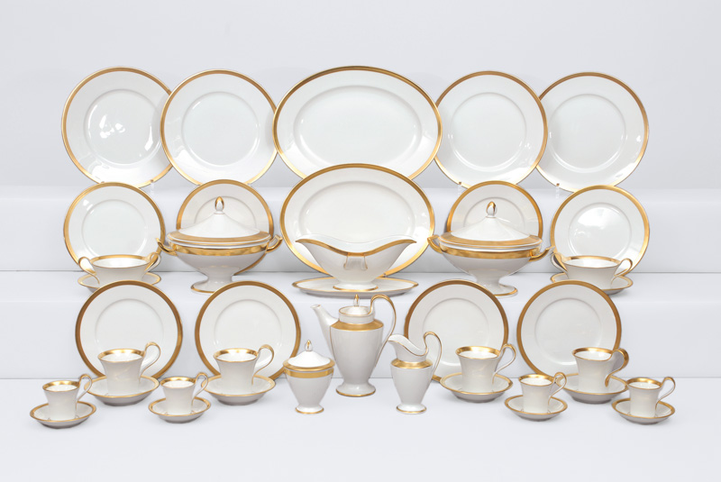 An elegant service "Empire" with pattern "Melos" for 8-10 persons