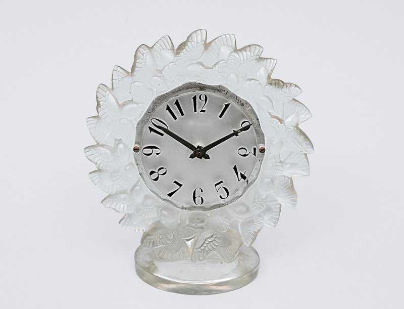 Art-déco-Uhr "Roitelets"