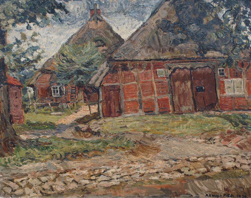 View of a Northern German Farmyard