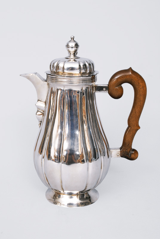 A rare Baroque coffee pot