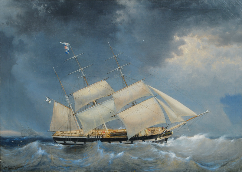 Portrait of the Prussian Barque Arthur