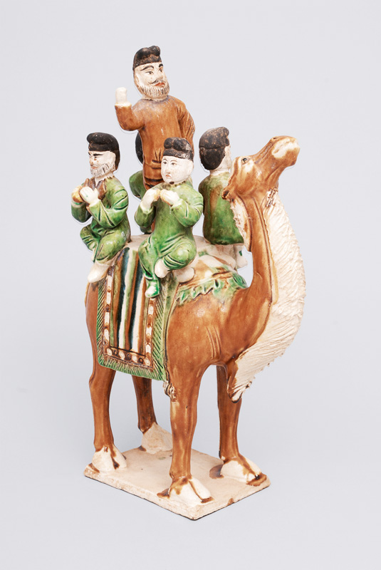 A figurine "Camel with dancer and musicians"