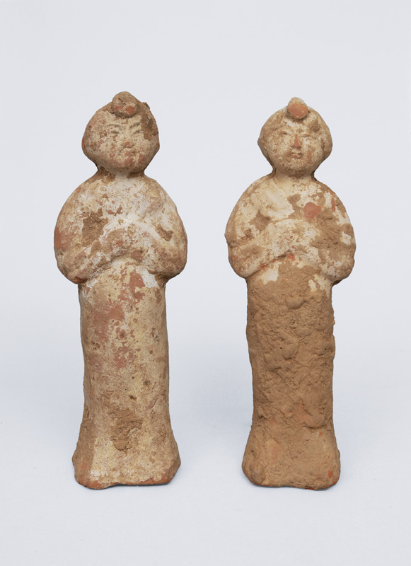 A pair of burial objects "court ladies"