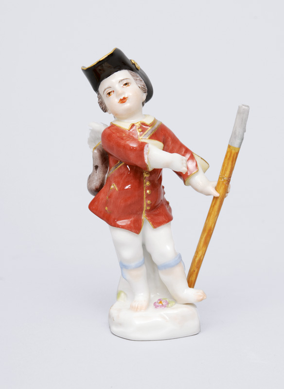 A figurine "small disguised amoretto with stick"