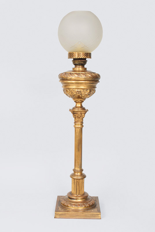 A paraffin lamp