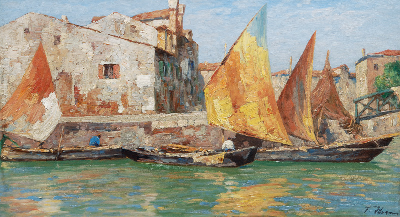 Fishing Boats in Rio Pallada - Giudecca