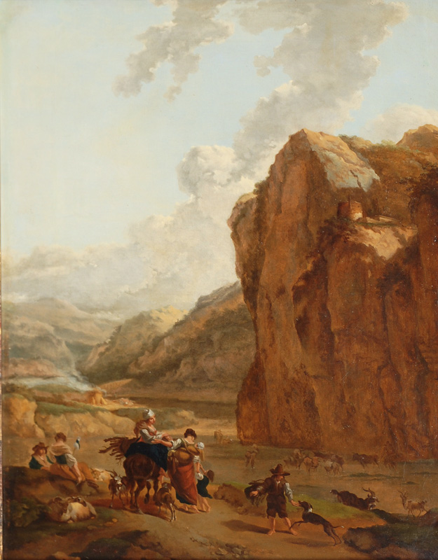 Shepherds in a River Valley