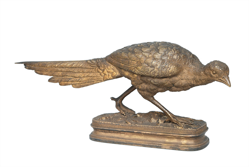 A small animal figure "Pheasant hen"