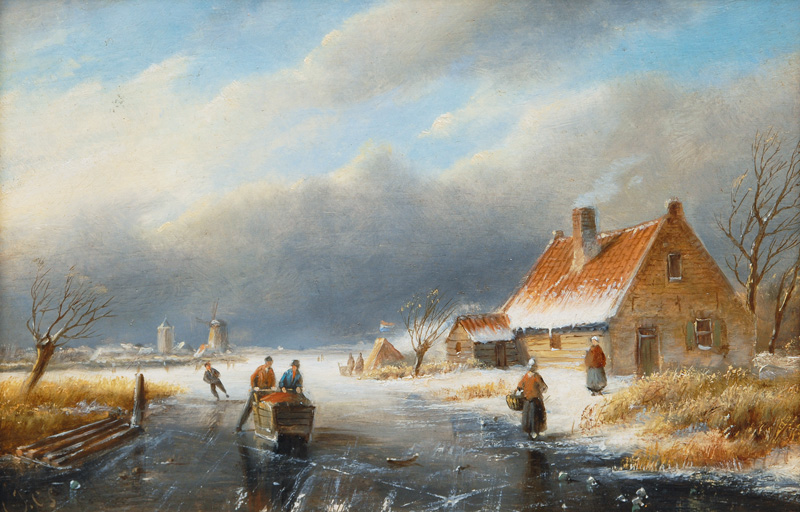 Winterly Dutch Landscape