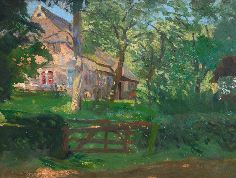 Farmhouse in a Garden