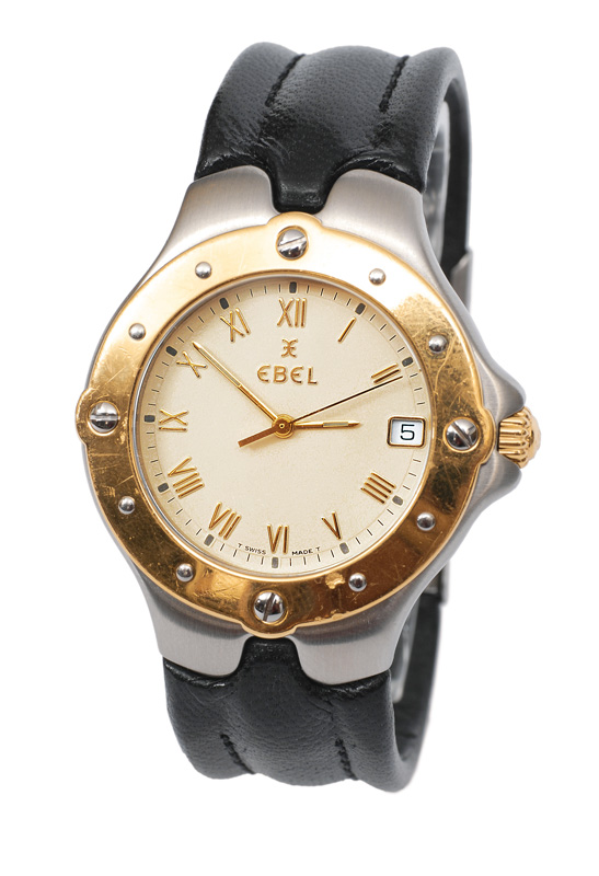 An Ebel "Sportwave" man`s wristwatch