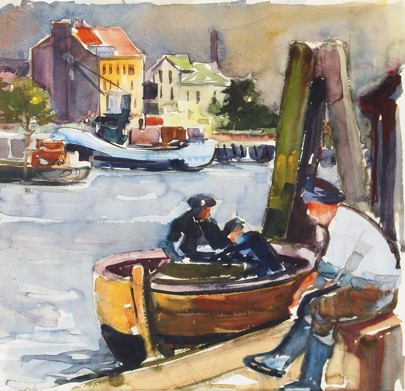 Fishermen in the Port