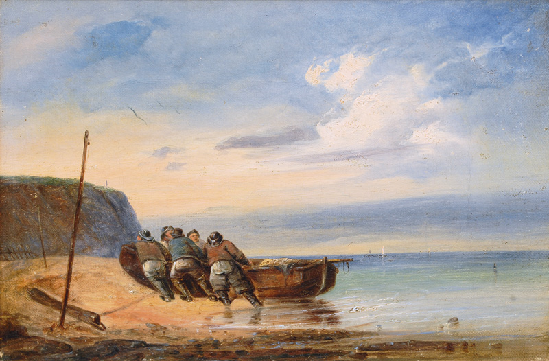 Fishermen returning home