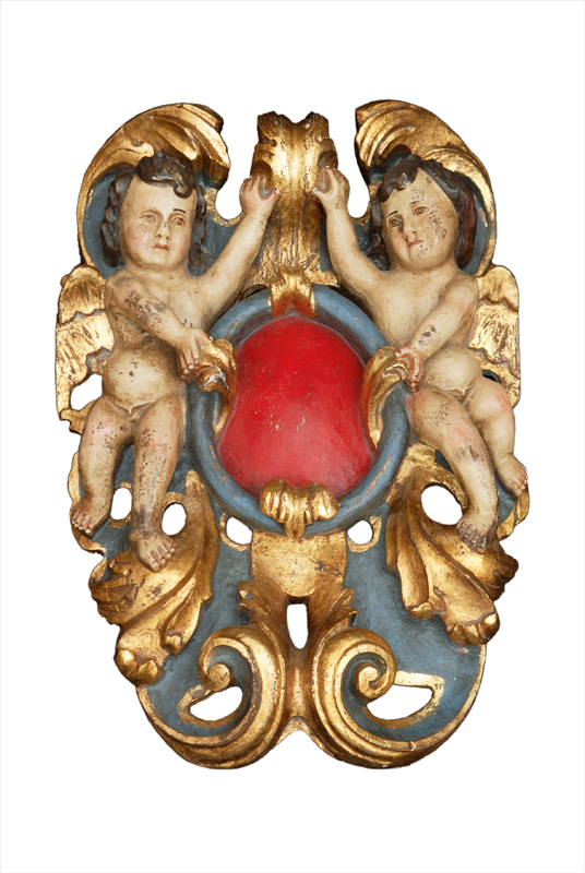 A Baroque epitaph with putto figures