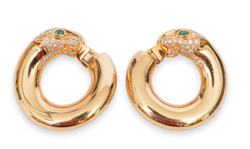 A pair of Cartier earrings