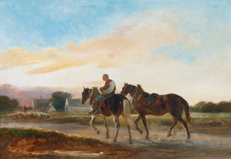 Horseman returning Home