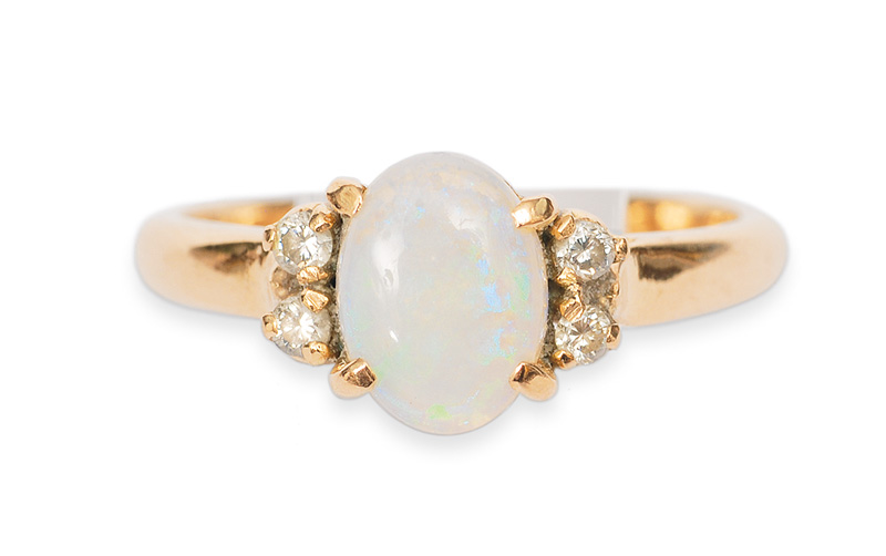 An opal ring