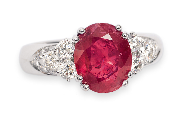 A ruby-diamond-ring