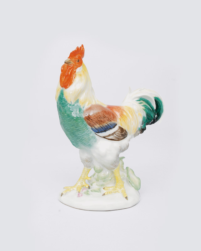 An animal figurine "cock"