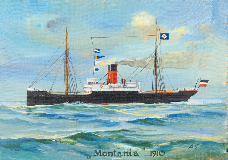 Schiffsportrait der "Montania"