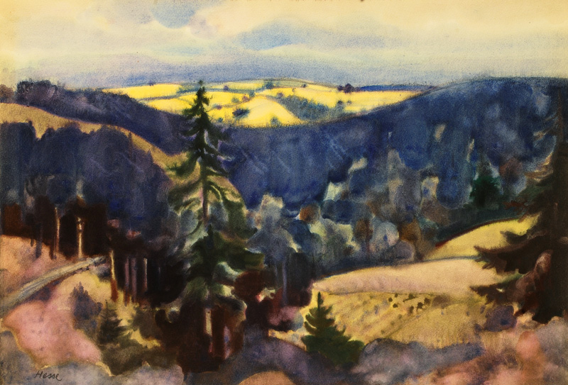 Alfred Hesse - Fields in the Mountains Fields in the Mountains