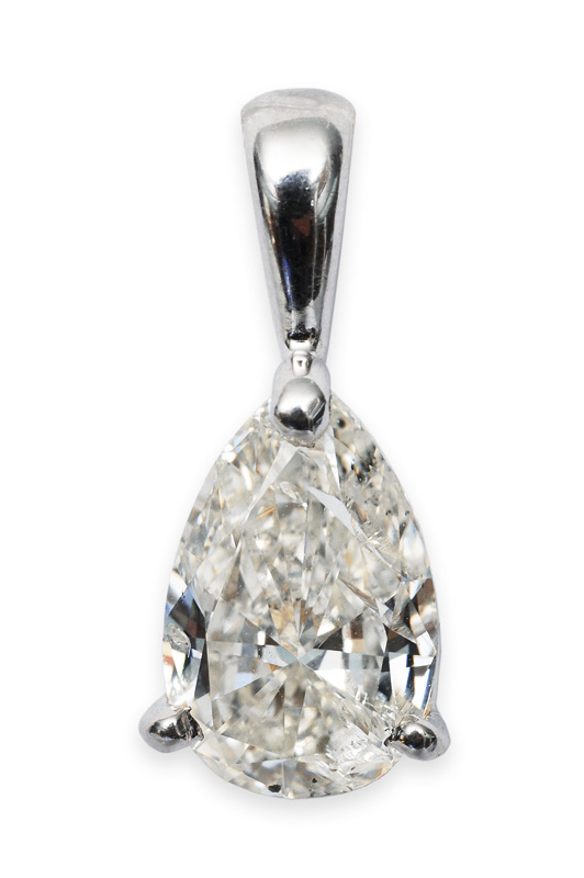 A diamond pendant