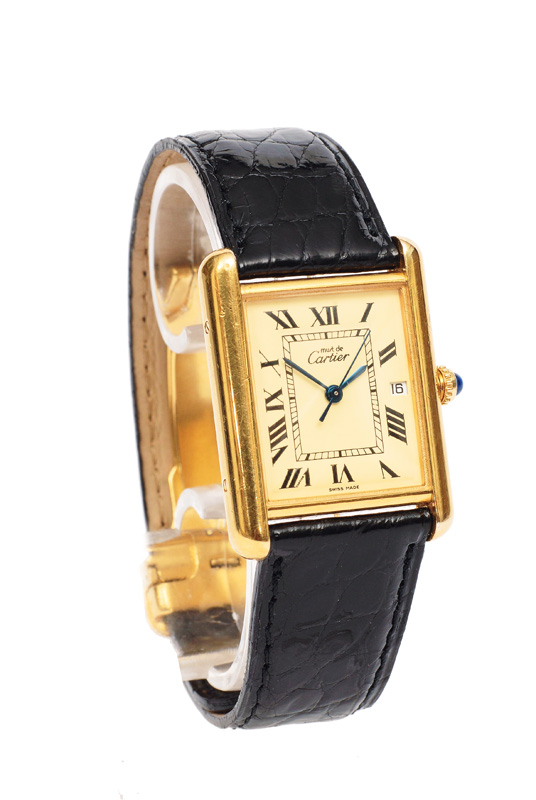 A Cartier "Tank" man`s watch