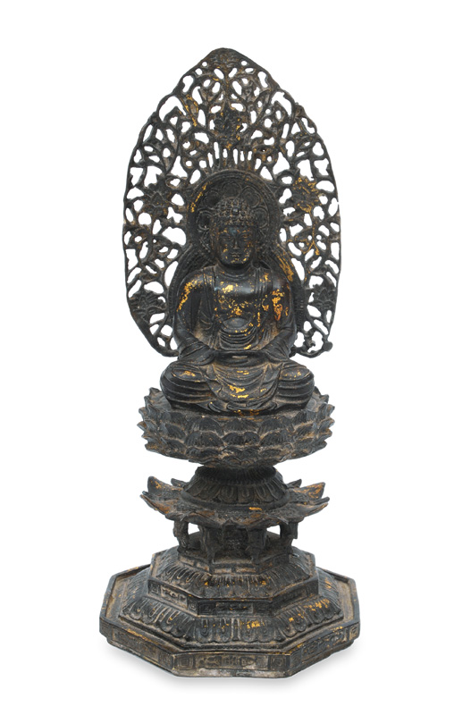 A Buddha figure on lotus thron