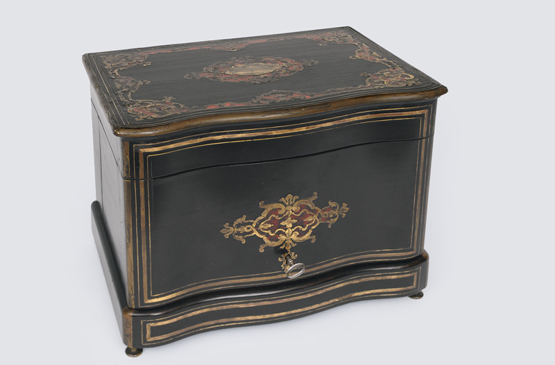 A Napoleon III liquor cabinet with Boulee marquetery - image 2