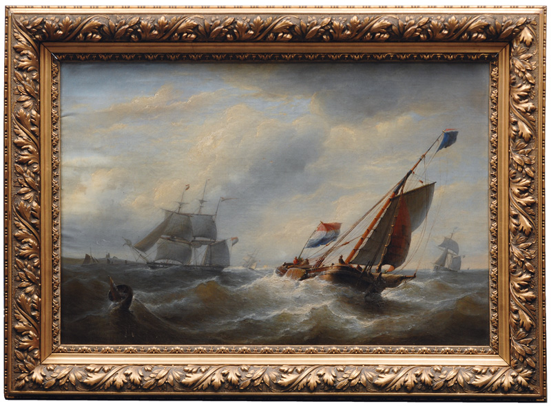 Niederländische Segelschiffe auf stürmischer See - Bild 2