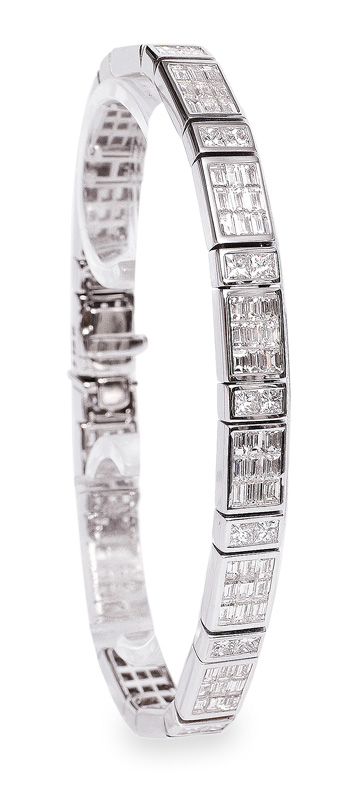 A diamond bracelet