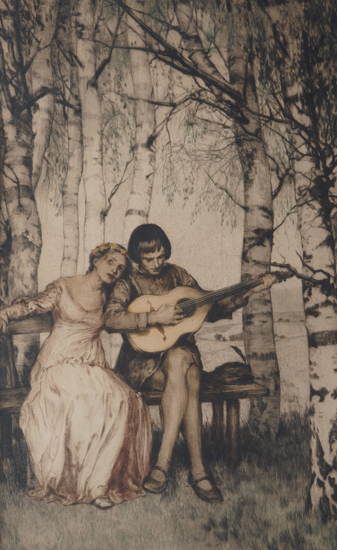 Lovers in a Grove
