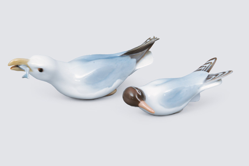 Two animal figurines "Gull"