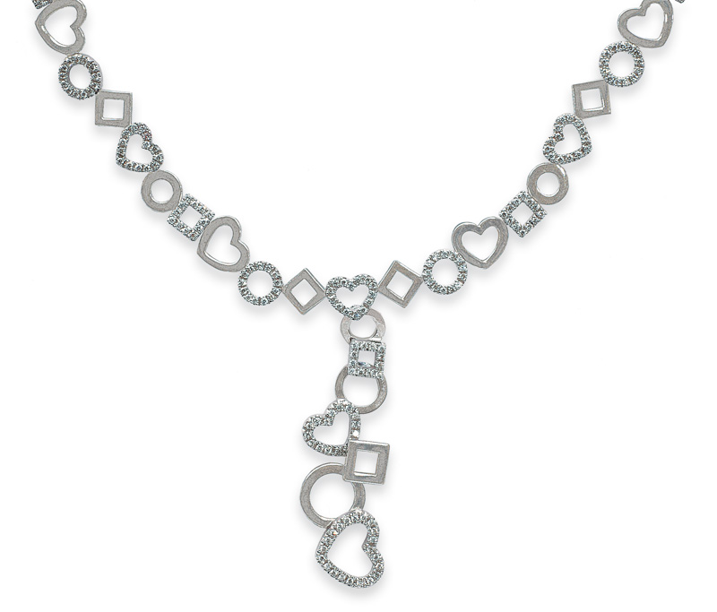 A diamond necklace