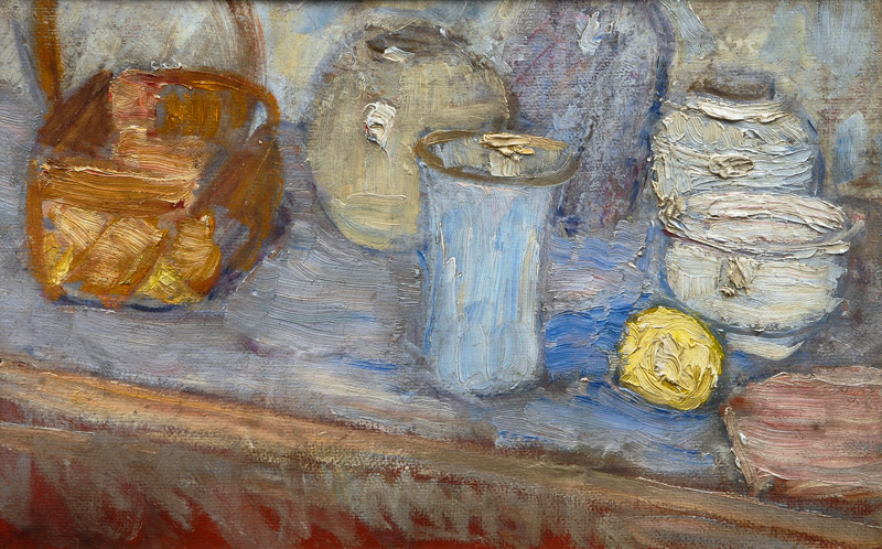 Still Life with Vases and a Lemon