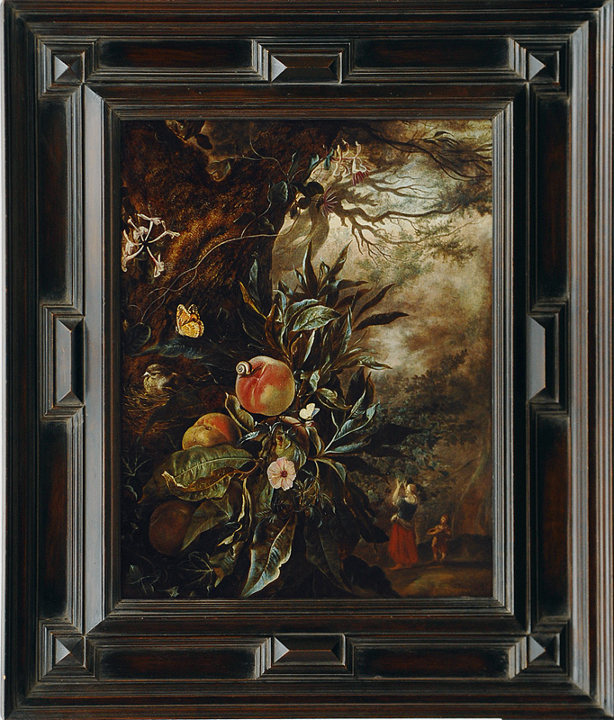 Wood Still Life with Woman and Child - image 2