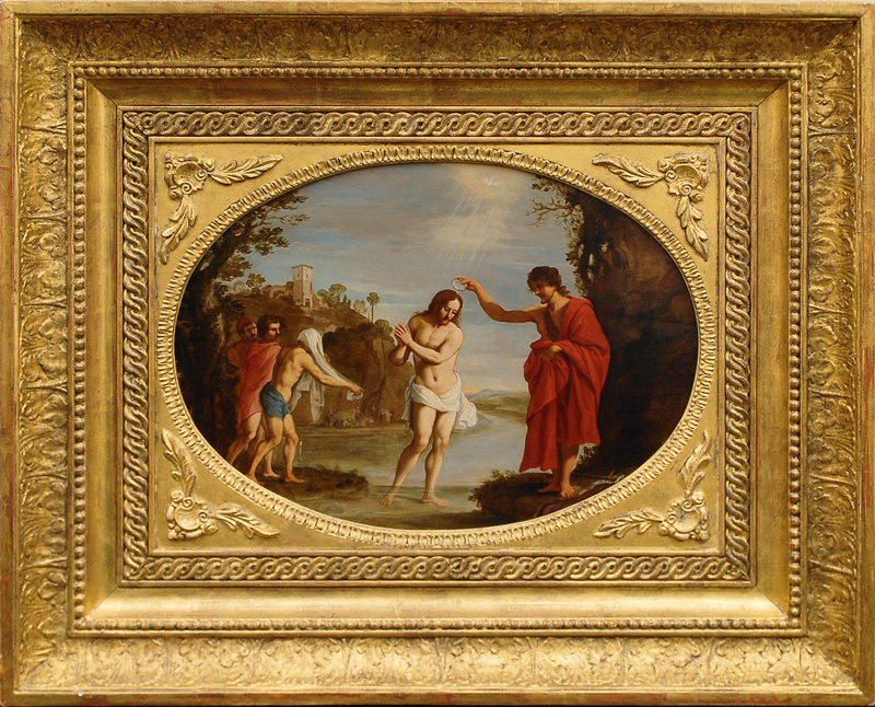 Filippo Napoletano - Taufe Christi Taufe Christi