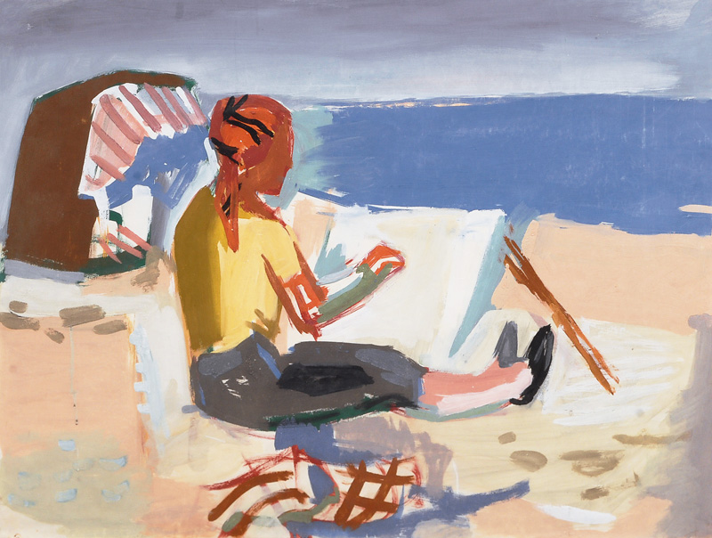 Paintress on the Beach