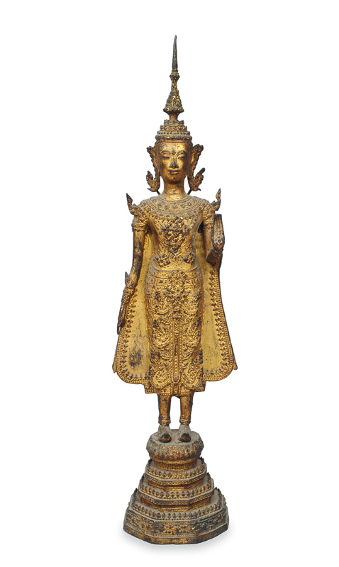 Stehende "Bodhisattva"-Figur