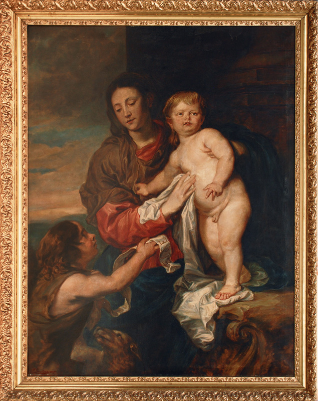 Mary with the Child and John
