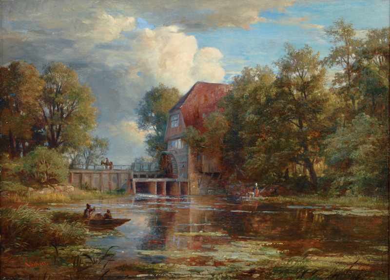 At the Wohldorf Water Mill