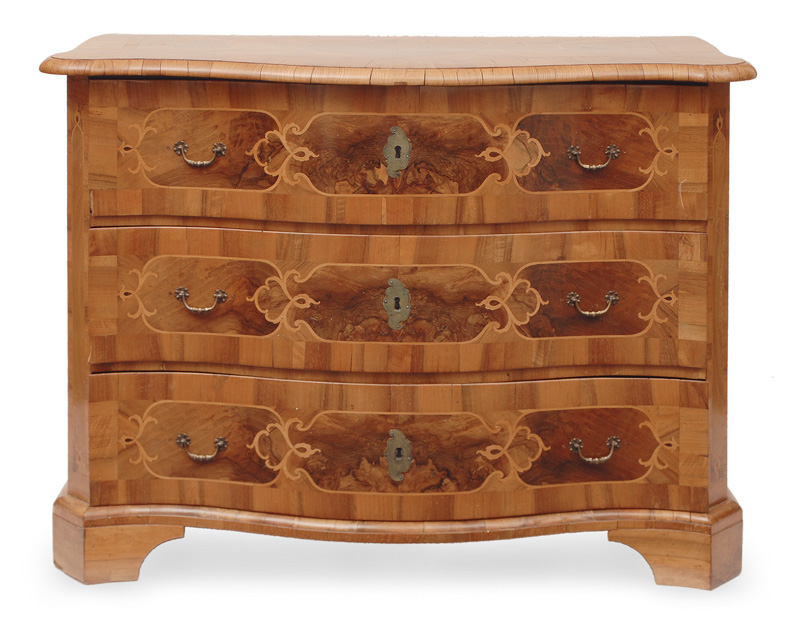 A Baroque chest of drawers