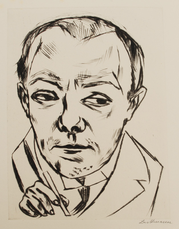 Max Beckmann - Selbstbildnis Selbstbildnis