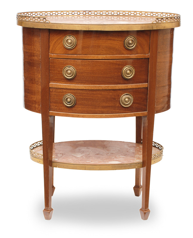 A small elegant chest of drawers