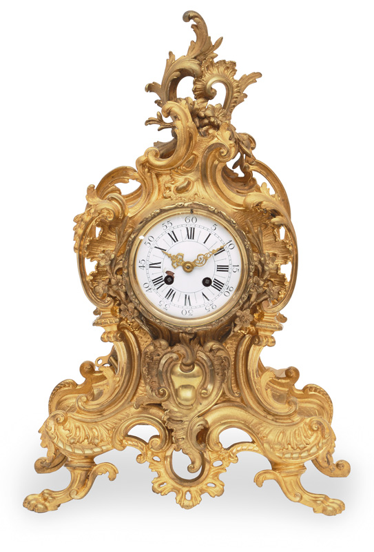 A Napoleon-III mantle clock
