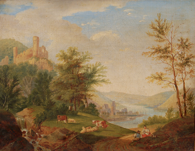 Idyllic Rhine Landscape