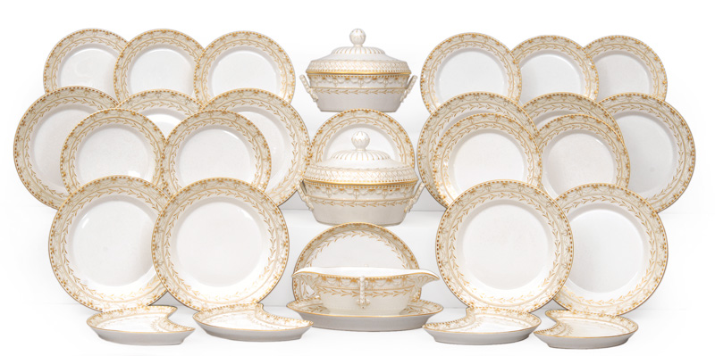 A dinner service "Kurland"