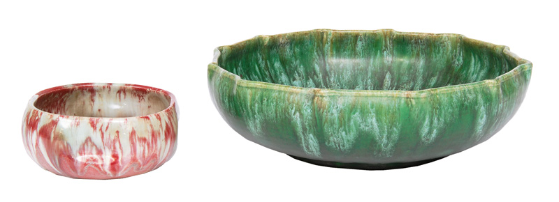 Two Art Nouveau bowls